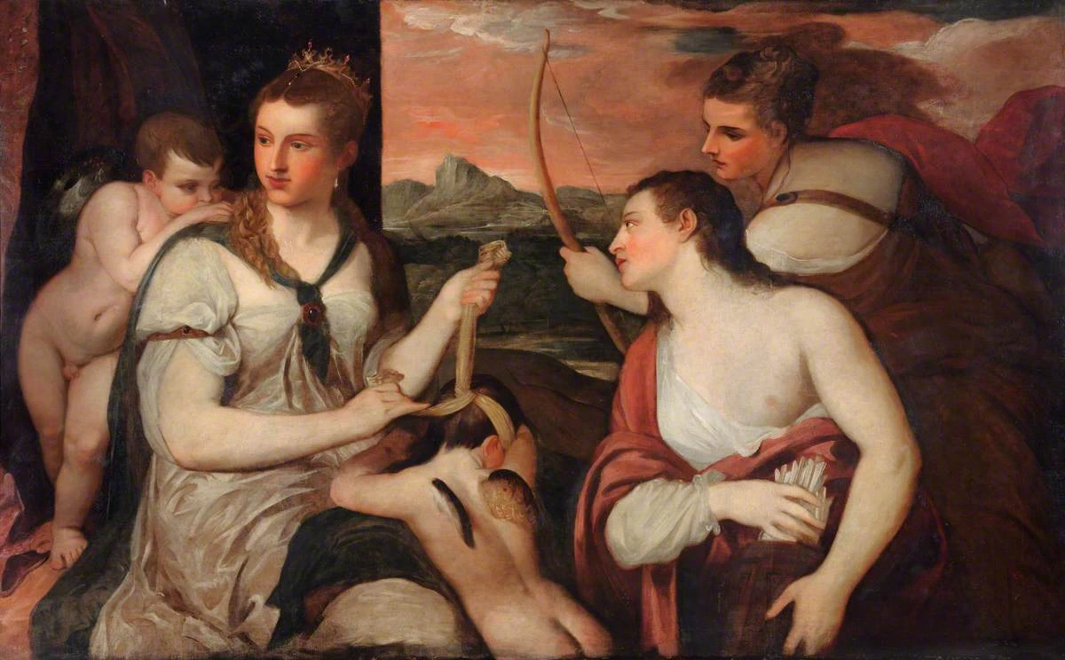 La legatura di Cupido (da Tiziano) - Royal Academy of Arts, Londra